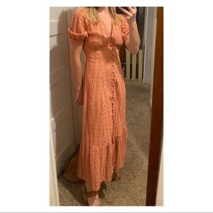 Stunning pink/salmon asos dress!